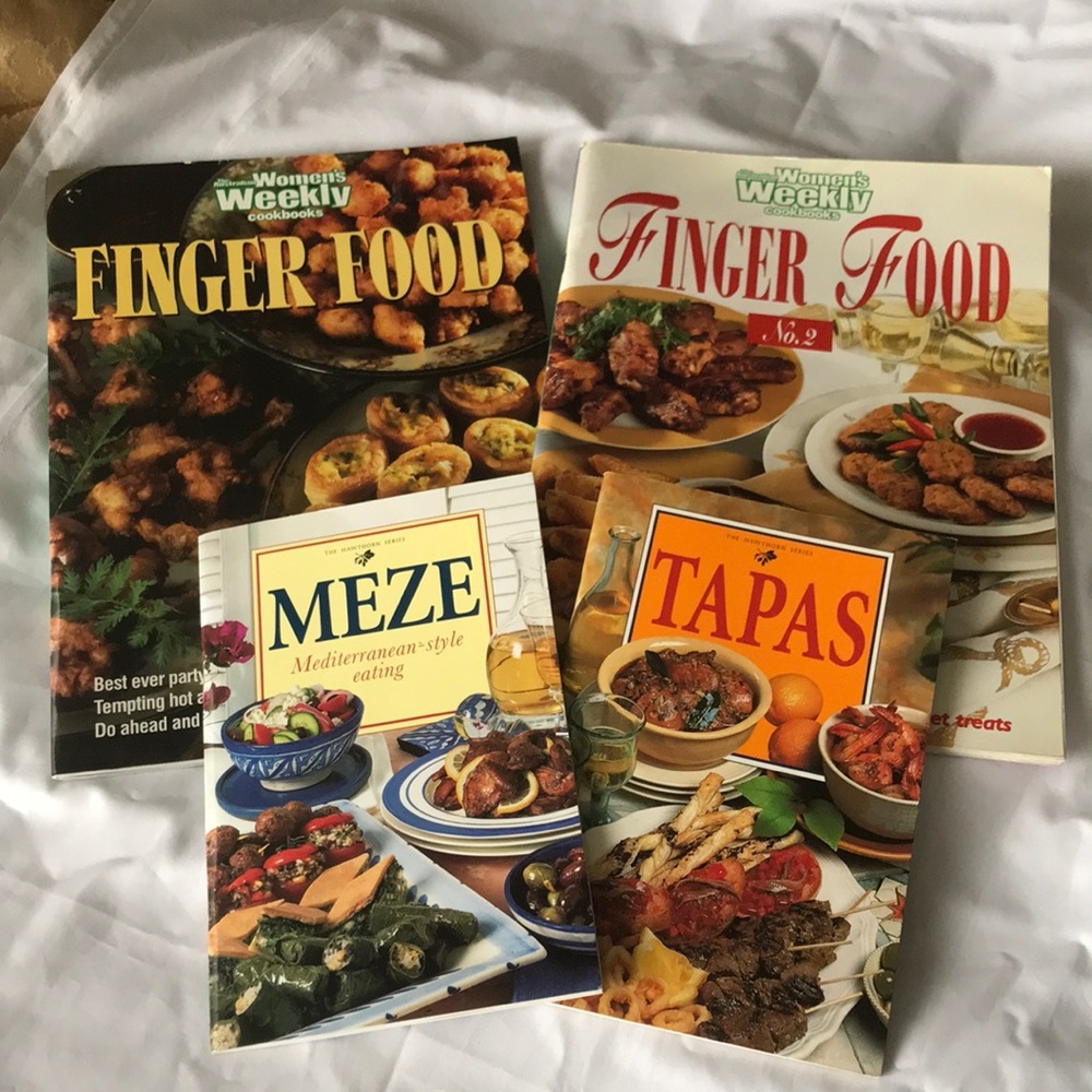 ❇️ 4/$20 collection of 4 appetizers cookbooks